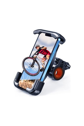 Vatapo Motobike Telefon Montajı, Bisiklet/scooter Telefon Tutucusu, Doğrudan Ekran Cep Telefonu İçin Cep Telefonu Kelepçesi Ve Daha Fazla 4.7-7.2 'telefon. Siyah