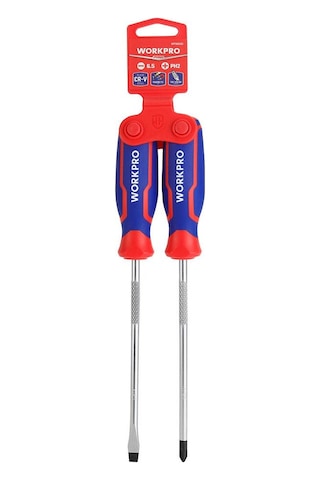 Workpro Wp200503 2 Parça Profesyonel Cr-v Manyetik Tornavida Set