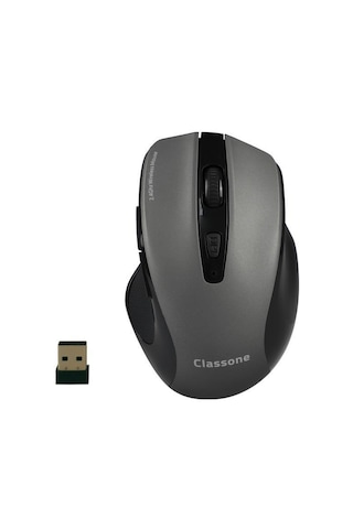 Classone WL600 Serisi Kablosuz Mouse -Siyah/Gri