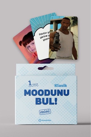 Moodunu Bul Mini Klasik Kart Oyunu 1.paket 45 Kart