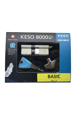 Keso K8000 Ω 2 - Basıc Serisi - Mandallı Yüksek Güvenlik Silindiri