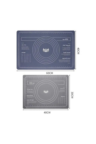 Novahub Yeşil Dayanıklı Silikon Hamur Mat - Anti-düşük Sıcaklık Yoğurma Mat - Kaymaz - Çok Fonksiyonlu Tatlı Pasta Hamur Sarma Mat