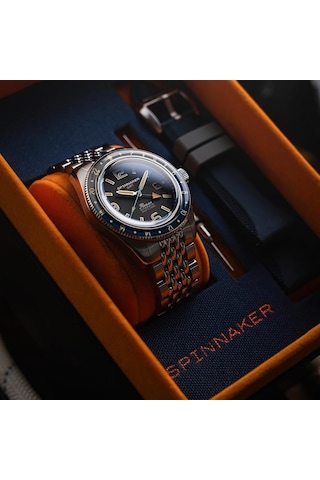 Spinnaker Fleuss Gmt Sp-5120-11 Otomatik Erkek Kol Saati Altın