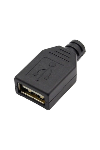 Ic-265f Usb A Tip Seyyar Kapaklı Dişi Usb Soketi