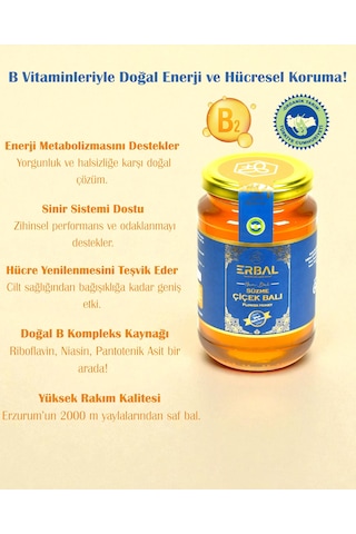 Erbal Organik Polifloralı Çiçek Balı