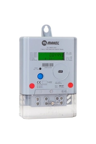 Makel Monofaze Elektronik Elektrik Sayacı 100a