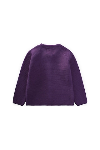 Links Triko Hırka 1-8 Yaş Mor Mor