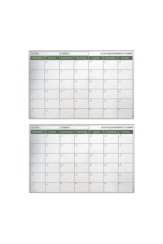 Manyetik Yapışkanlı Bir Aylık Program Planlayıcı Takvim 85x56 Cm Bx40 124-Pembe
