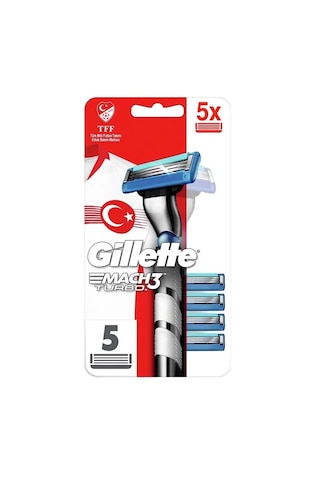 Gillette Mach3 Turbo 5 Up 3D Motion Tıraş Makinesi