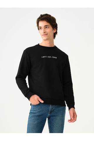 Loft Erkek Sweatshirt Siyah Lf2037100 25kp69000085 P6934 Siyah