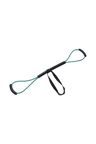 Pazly--direnç Bantları Çekme Halat Askı Gölge Boks Egzersiz Egzersiz Karate Kol Yeşil 30 Lbs Siyah