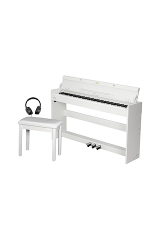 Rodeo Rp400 Wh Beyaz 88 Tuşlu Hammer Action Dijital Piyano Tabure & Kulaklık Hediyeli