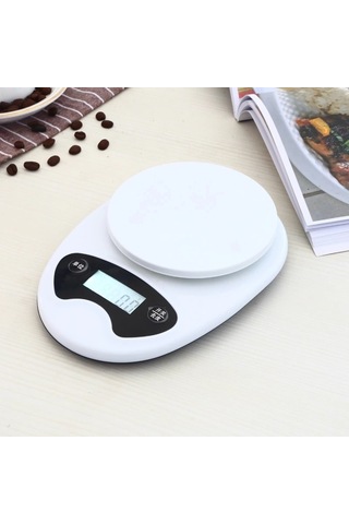 Hazneli Mutfak Terazisi Sh-136 - 5 Kg Hassas Dijital Tartı Diğer