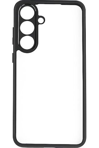 Samsung Galaxy Uyumlu S25 Fe Kılıf Kamera Korumalı Şeffaf Arka Yüzey Zore New Roll Kapak Siyah