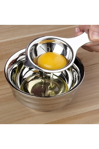 Çelik Yumurta Sarısı Ayırıcı Pratik Mutfak Aracı