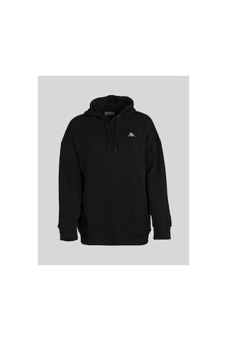 Kappa Logo Tallyn Kadın Siyah Regular Fit Eşofman Üst