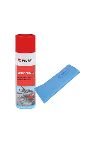 Würth Activ Clean Temizleme Köpüğü 500ml + Güderi Bez Mavi 130gr Diğer