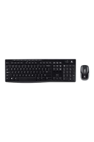 Logitech Mk270 Kablosuz Klavye Set Mm Q Tr Siyah