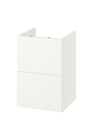 Ikea Enhet Lavabo Dolabı, Beyaz, 40x42x60 Cm, 2 Çekmeceli