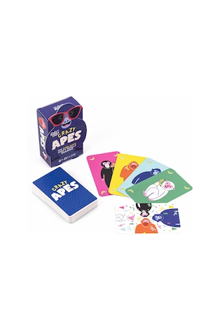 Professor Puzzle - Eşleştirme Kart Oyunu - Crazy Apes