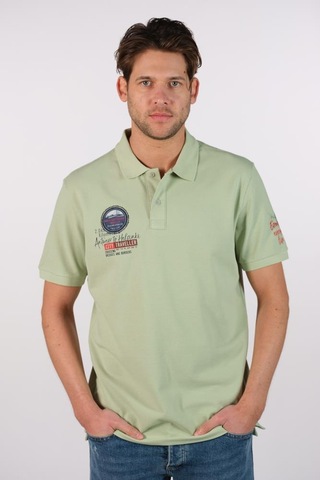 AR-MA Arma Erkek Büyük Beden Polo Yaka Tişört Y22374868701 Yeşil