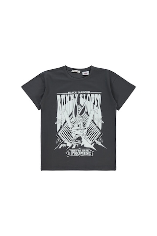 Bugs Bunny Kız Çocuk Tişört 10-13 Yaş Füme 18849177624s1 Füme