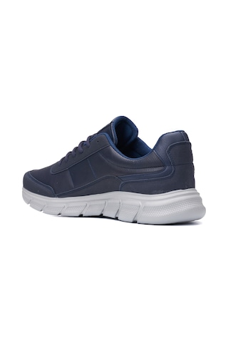 Günlük Erkek Yetişkin Sneaker Spor Ayakkabı Bağcıklı Büyük Numara Rahat Esnek 050c Lacivert