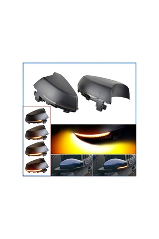 Xiaaokeji Vw Polo Mk5 6r 2009-2013 İçin Yan Dikiz Dinamik Dönüş Sinyal Lambaları