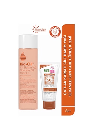 Bio-oil Cilt Bakım Yağı 200 Ml & Sun Care Spf 50+ Güneş Kremi 50 Ml