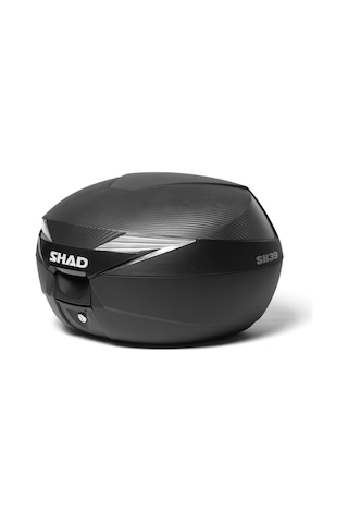 Motosiklet Arka Çanta 39 Litre Karbon Yüksel Kalite Motor Çantası Topcase Sh39 Siyah