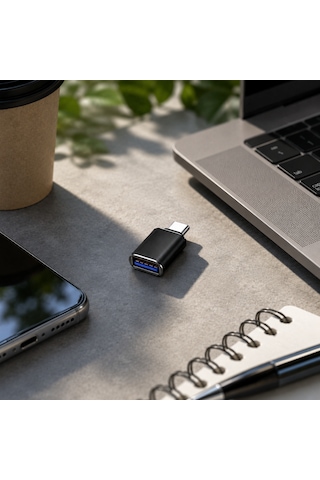 Hepu Hp-z04 Usb-a To Type-c Otg Dönüştürücü Tak & Kullan + Hızlı Veri Aktarımı Çevirici