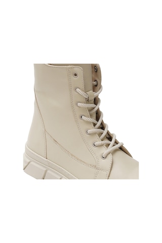 Greyder 32672 Kadın Ekru Hakiki Deri Sneaker Bot -311-ekru Ekru