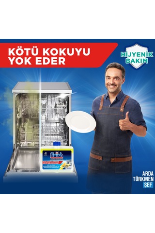 Finish Limon Kokulu Sıvı Bulaşık Makinesi Temizleyici 250 ML
