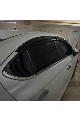 Honda City 2021-2024 Uyumlu Cam Çıtası 8 Parça Paslanmaz Nikelaj