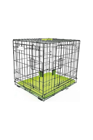 M-pets Voyager 2 Kapılı Köpek Kafesi Small Yeşil 61x46x48 Cm 244-52029.01