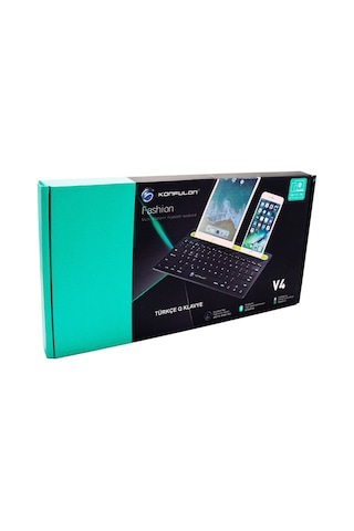Konfulon V4 Bluetooth 5.0 Standlı Türkçe Q Klavye
