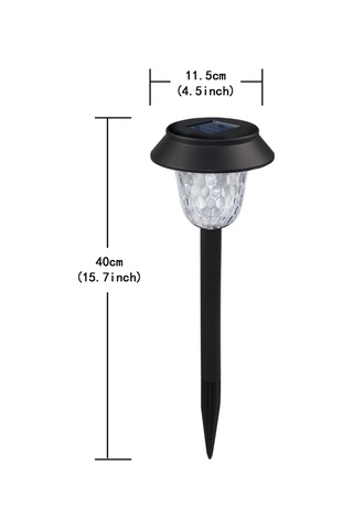 Cbtx Cıs-57454 6 Adet / Takım Ip65 Su Geçirmez Bahçe Hissesi Işık Veranda Yard Çim İçin Güneş Enerjili Led Lamba - Beyaz Işık Diğer