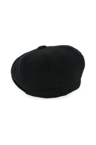 Külah Erkek Yün Şapka Kışlık Flat Cap Kasket
