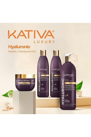 Kativa Hyaluronic Deep Treatment 300 Ml - Derin Nem Sağlayan Kırılma Önleyici Yoğun Bakım Maskesi
