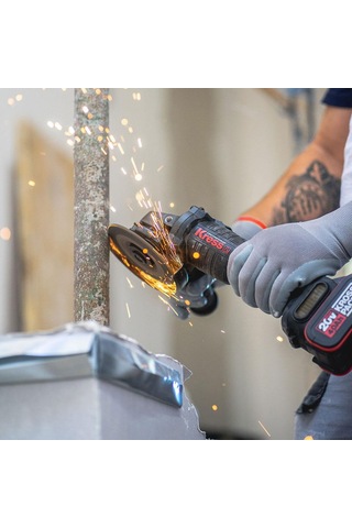 Kress KUH10.9 20V 125 MM Profesyonel Şarjlı Solo Avuç Taşlama Makinesi