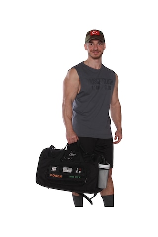 Musclecloth Tactical Duffel Bag Silindir Çanta Siyah