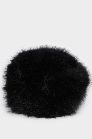 Defacto Kadın Pamuklu Pelüş Şapka E9959axnsbk26 Siyah-bk26