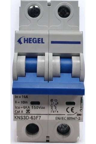 Hegel 16a Dc Devre Kesici 550vdc B Sınıf