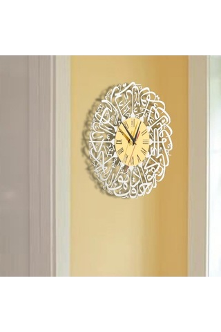 Pazly Yatak Suntek Stil-d Stil Sessiz Saati Saat Ramazan Duvar D Asılı Kh Çok Renkli