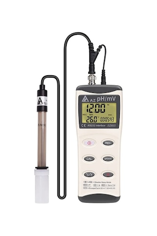 Az 8601 Tek Prob İle Ph Ve Orp Ölçer Bnc Bağlantılı