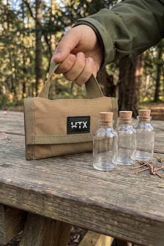 Utx Kamp Baharatlığı Dayanıklı Askeri Kumaş, Taşınabilir Kamp & Outdoor Baharat Çantası Çöl