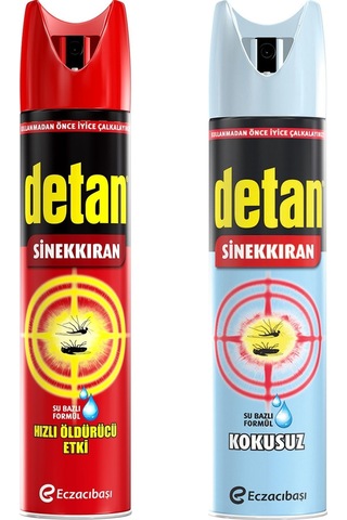 Detan Sinekkıran Su Bazlı 275 ML + Kokusuz Sinekkıran 275 ML