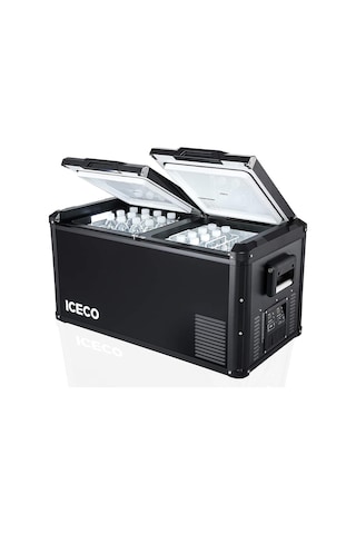 ICECO VL75PROD 12/24Volt 220Volt 75 Litre Çift Bölmeli Outdoor Kompresörlü Oto Buzdolabı/Dondurucu