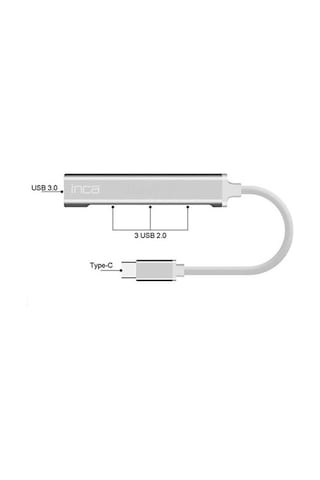 Inca Iusb-04t Type-c 3 X 2.0 Usb Çoklayıcı