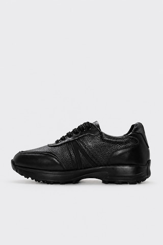 Fast Step Hakiki Deri Erkek Casual 722ma673 Siyah